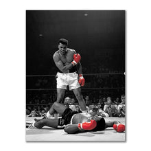 Load image into Gallery viewer, Boxer Wall Art Poster Mike Tyson Muhammad Ali Motivational Quote Home Decor Pictures Prints Canvas Painting Living Room Decor