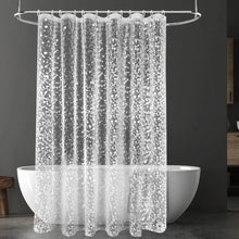Load image into Gallery viewer, 1pc Waterproof Clear Shower Curtain with Bottom Magnets Lightweight Plastic Transparent Shower Curtain Liner for Bathroom