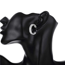 Load image into Gallery viewer, Popular fine 925 Sterling Silver charms stud Earrings for Women Creativity Christmas Gifts Street all-match party Jewelry