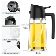 Load image into Gallery viewer, 2in1 Kitchen Spray Oil Dispenser Oil Sprayer Polisher Or Only Spray for Air Fryer Salad Grilling Roasting Cooking Kitchen Acce