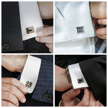 Load image into Gallery viewer, Luxury Men&#39;s Cufflinks &amp; Tie Clip Set - Wedding Guest Gift Fashion Jewelry