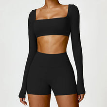 Load image into Gallery viewer, 2PCS Yoga Suit Sports Set Women Quick-Drying Gym Set Women Tracksuit Running Workout Long Sleeve Sports Shirt Yoga Clothing