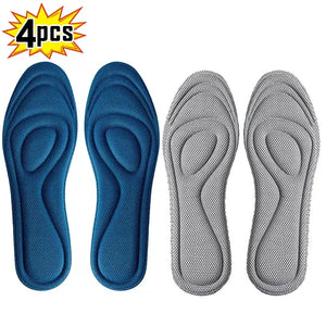 2 Pairs Memory Foam Orthopedic Insoles | Antibacterial & Sweat Absorption for Sports