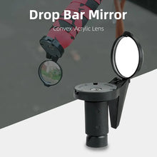 Load image into Gallery viewer, Bicycle Rearview Mirror - Convex Lens, Handlebar Mount, Acrylic Lens for Enhanced Safety