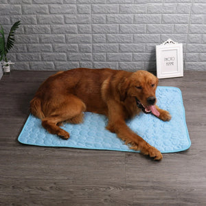 Pet Summer Cooling Ice Mat Breathable Dog Bed Cat Cooling Pad Pet Supplies