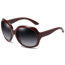 Load image into Gallery viewer, FUQIAN Brand Design Elegant Polarized Oversized Round Sunglasses Women Simple Fashion Big Plastic Ladies Sun Glasses UV400