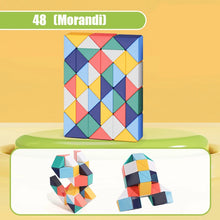 Load image into Gallery viewer, Magic Snake Puzzle Toy 24-72 Segments 3D Fidget Cube