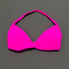Load image into Gallery viewer, HISTELLO Strappy Bra Gym Top Women High Support Thin Strap Halter Sports Seamless Bras Scrunch Push-up Workout Yoga Tank Tops