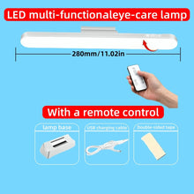Load image into Gallery viewer, LED Table Lamp Magnetic Hanging USB Rechargeable Desk Lamp 3 Color Reading Light Dimmable Cabinet Closet Wardrobe Night Light