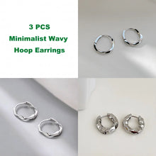 Load image into Gallery viewer, Mariasz Minimalist New Hot Sell Trendy Plated Gold Color Circle Earrings for Women Ear Hoop Earring Classic Jewelry