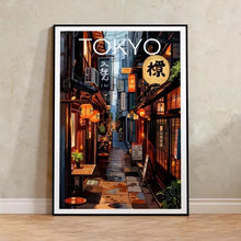 Load image into Gallery viewer, Retro Japanese Landscape Canvas Printing Asian Art Railway Wall Art Poster Modern Living Room Bedroom Bathroom Home Decor