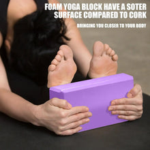 Load image into Gallery viewer, Yoga Blocks Foam Blocks Yoga Props for Pilates Stretching Meditation Exercise Blocks Lightweight Yoga Essentials