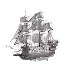 Load image into Gallery viewer, 3D Flying Dutchman Metal Puzzle Kit - DIY Laser Cut Jigsaw Toy for Kids
