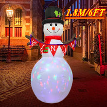 Load image into Gallery viewer, Christmas Inflatable Decoration Toy Built-in LED Lights Inflatable Model Ornament Xmas Party New Year Garden Indoor Outdoor Deco