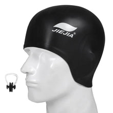 Load image into Gallery viewer, Swim Caps Ear Protection Full Silicone Swimming Cap ,universal,swimming  Earmuffs