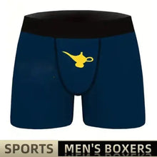 Load image into Gallery viewer, Men&#39;s Sports Boxers Underwear Letter Print M L XL Ventilated Casual Fashion Shorts