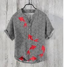 Load image into Gallery viewer, Spring Summer Men&#39;s &amp; Women&#39;s Casual Hawaiian Fish Print Shirts - Trendy Tops