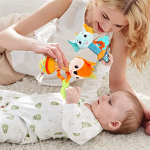 Load image into Gallery viewer, Soft Animal Rattles - Grippable Toys for Toddler Sensory Play and Travel Fun