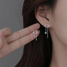 Load image into Gallery viewer, Exquisite Drop Ear Line Long Hanging Earrings For Women Zircon Crystal Bee Butterfly Flower Piercing Earing Accessories Jewelry