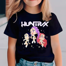 Load image into Gallery viewer, Kpop Demon Hunters Children's T Shirt Short Sleeve T-shirt Cute Kpop Demon Hunters Tiger Harajuku Tshirt for Boys Girls