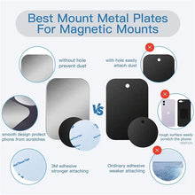 Load image into Gallery viewer, Magnetic Car Phone Holder Metal Plate Disk Iron Sheet Sticker Round Mount Disk