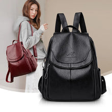 Load image into Gallery viewer, 2023 Luxury Women&#39;s Backpack: High-Quality Leather, Fashionable School &amp; Travel Bag