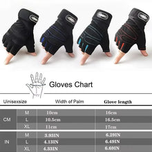 Load image into Gallery viewer, Gym Gloves for Men Women Fitness Weight Lifting Wristband Gloves Body Building Training Sports Exercise Cycling Glove Shockproof