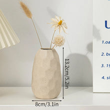 Load image into Gallery viewer, Ceramic Flower Vase Retro Table Decorative Vase Dried Flower Arrangement Pot Home Wedding Gifts Aesthetic Vase Desktop Ornament