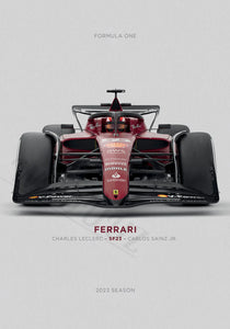 F1 Racing Car Poster – Formula 1 Canvas Wall Art Home Decoration