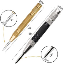 Load image into Gallery viewer, Automatic Center Punch Automatic Metal Punch Tool Woodworking Tools Loaded Marker Wood Chisel Joinery Carpenter Tool