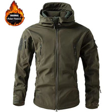 Load image into Gallery viewer, Men&#39;s Winter Fleece Jacket Tactical Waterproof Outdoor Hiking Fishing Hunting Coats M-5XL