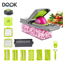 Load image into Gallery viewer, 14/16 in 1 Multifunctional Vegetable Chopper Onion Chopper Handle Food Grate Food Chopper Kitchen Vegetable Slicer Dicer Cut