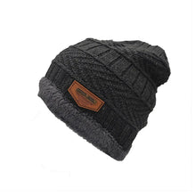 Load image into Gallery viewer, Men&#39;s &amp; Women&#39;s Winter Beanie Hat - Thick Knitted Cap with Fur Lining, Warm Gorro