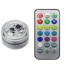 Load image into Gallery viewer, Wireless Adhesive LED Car Interior Ambient Light Remote Control Decor Auto Roof Foot Atmosphere Lamp Bicycle Tail Light