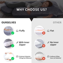 Load image into Gallery viewer, Pregnancy Pillows for Sleeping, G Shaped Full Body Maternity Pillow with Removable Cover - Support for Belly for Pregnant Women