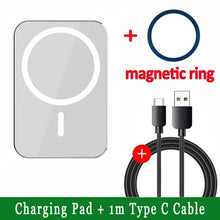 Load image into Gallery viewer, Mini Magnetic Wireless Car Charger Phone Holder Stand Car Mount For iPhone 17 16 15 14 13 12 Pro Max Fast Car Charging Station