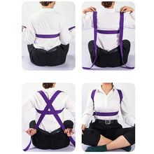 Load image into Gallery viewer, 183*3.8cm Yoga Strap Cotton Exercise Yoga Belt Adjustable Woven Stretch D-Ring Buckle Fitness Stretching Bands Pilates Rope