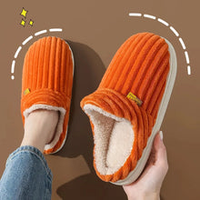 Load image into Gallery viewer, Evshine Soft Sole Slippers For Women Winter Fashion Women Fur Slippers Fuzzy Plush Men Slippers Warm Furry Women Cotton Shoes