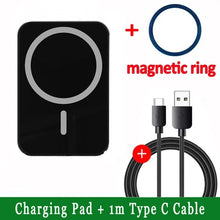 Load image into Gallery viewer, Mini Magnetic Wireless Car Charger Phone Holder Stand Car Mount For iPhone 17 16 15 14 13 12 Pro Max Fast Car Charging Station