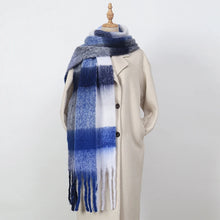 Load image into Gallery viewer, 2025 Winter Thick Warm Scarf Women Cashmere Shawl and Wraps Pashmina Neckerchief Bufanda Female Rainbow Hairy Tessel Echarpe New
