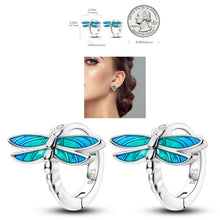 Load image into Gallery viewer, 925 Silver Hoop Earrings  For Woman Pendientes Zircon Heart Shape Star Eardrop Original Earring Fashion Jewelry