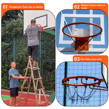 Load image into Gallery viewer, PU Basketball Net Mini Basketball Frame Portable Basketball Net Frame Professional Net Basketball Hoop Basketball Accessories