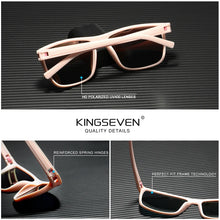 Load image into Gallery viewer, FORKINGSEVEN Polarized Rainbow Mirror Lens UV400 Sunglasses for Men &amp; Women Fashion