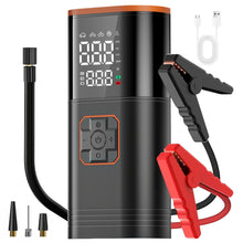 Load image into Gallery viewer, Digital Display Portable Tire Inzzator, USB Rechargeable Air Compressor for Car Bike Motorcycle Tires, Balls, Inflatable Toys