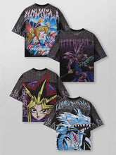 Load image into Gallery viewer, Young American oversized T-shirt summer new casual sports fitness quick drying breathable printed large mesh short sleeved shirt