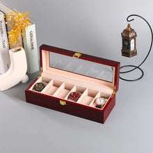 Load image into Gallery viewer, Wooden Watch Box 1/2/3/5/6/10/12 Slot Watch Gift Box Watch Storage Travel Case Organizer Men Jewellery Box Piano-bake-paint