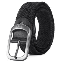 Load image into Gallery viewer, Men's Belt Casual Woven Elastic Belt Outdoor Sports Women's Belt No Need for Punching Climbing Work Belt For Men Women Fashion