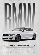 Load image into Gallery viewer, BMW Cars Competition Poster – Modern Canvas Wall Art