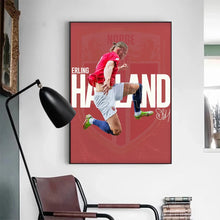 Load image into Gallery viewer, R-Ronaldo Soccer Star Poster – Canvas Wall Art for Boys Room Decor, Football Art