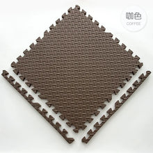Load image into Gallery viewer, 30*30cm Thicken Sports Gym Mat Protection EVA Leaf Grain Floor Mats Yoga Fitness Non-Slip Splicing Rugs Shock Room